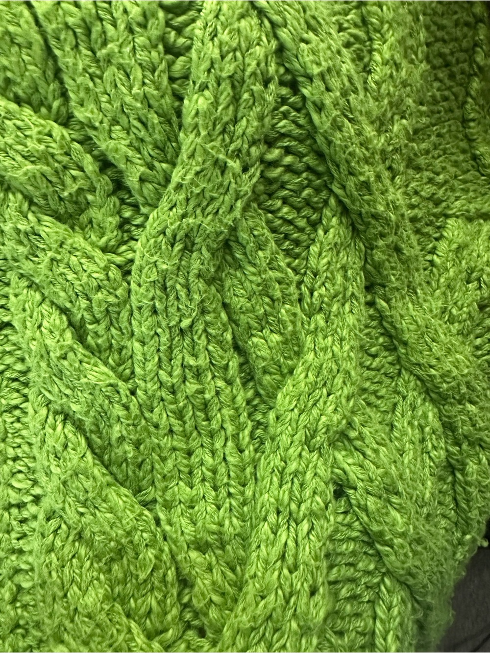 Anthropologie Pilcro Green Cable Knit Sweater with Hood - Picture 15 of 15